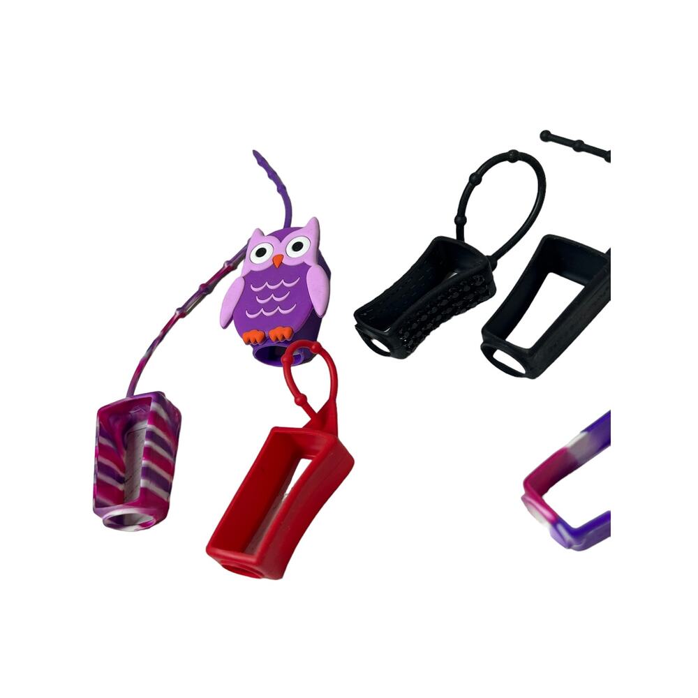 Bath and Body Works PocketBac Hand Sanitizer Holder Bundle Multi Color Owl